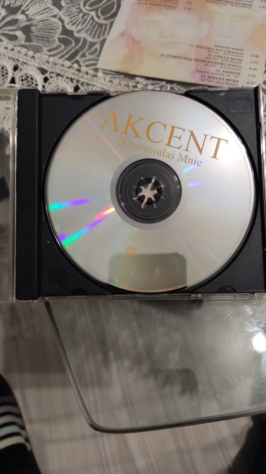Disco polo Akcent oczarowałaś mnie cd