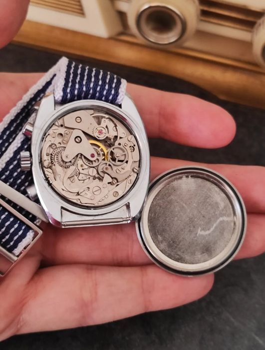 Relógio vintage Dogma Valjoux 7733