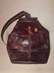 Plecak skórzany Mulberry England vintage