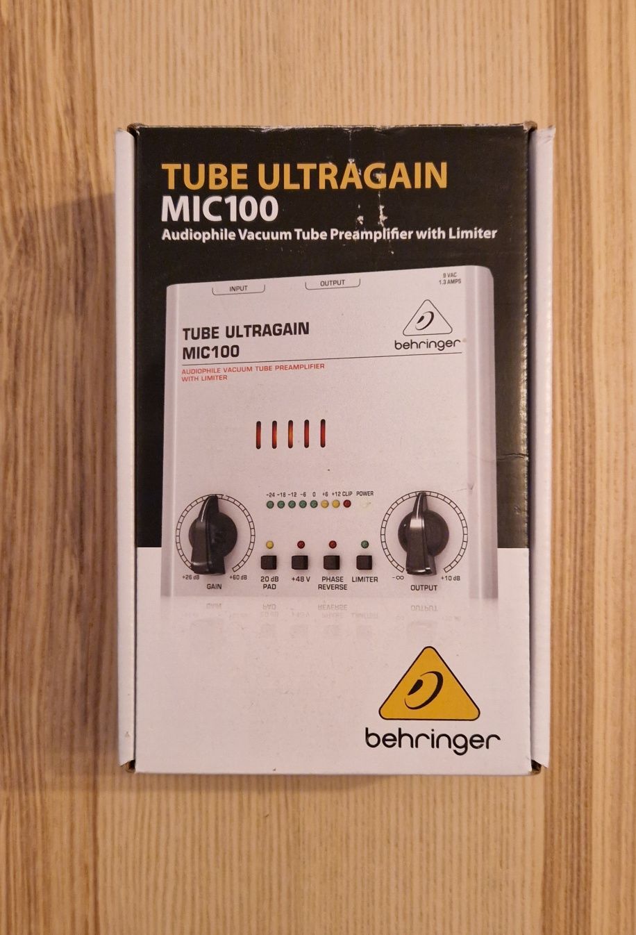 Behringer MIC100 tube Ultragain