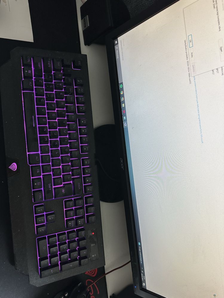 Zetaw komputerowy: i5 + SSD+8GB RAM +24 monitor +klawiatura +mysz
