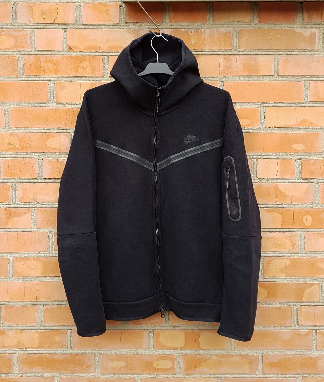 Nike Tech Fleece Windrunner Hoodie худі кофта зіпка оригінал XL чорна