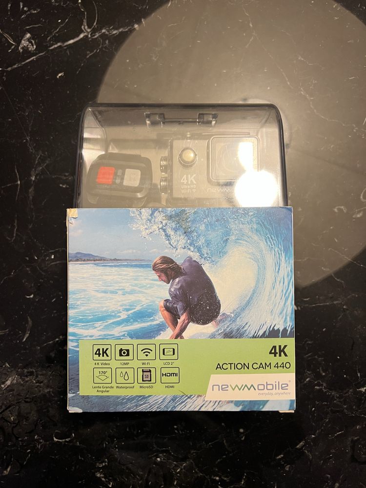 Camara 4k action cam nova wifi posso entregar, possivel troca