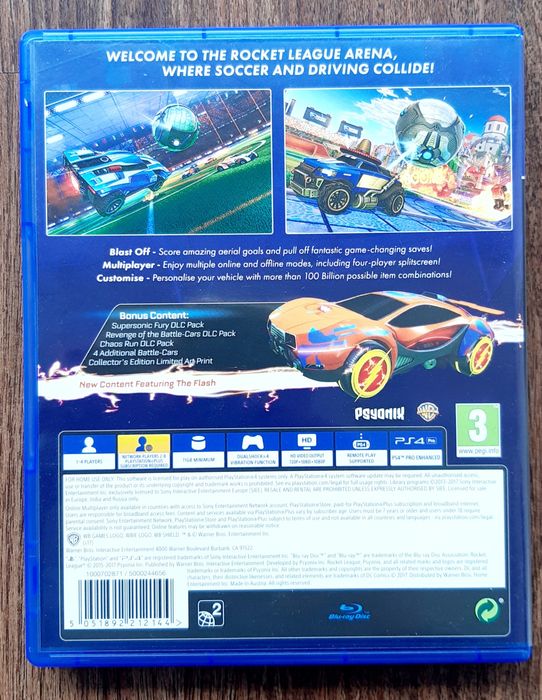 Jogo consola Sony Playstation 4 PS4 Rocket League Collector's Edition