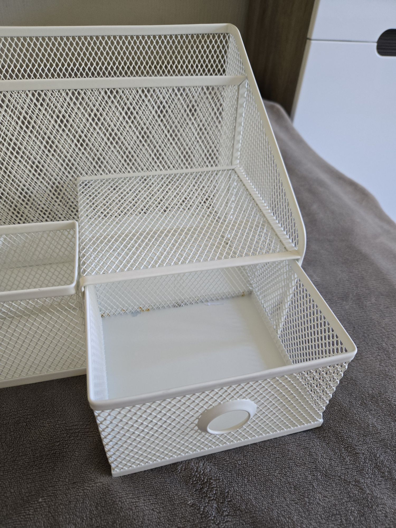 Organizer na biurko IKEA Drönjöns metalowy Jak NOWY