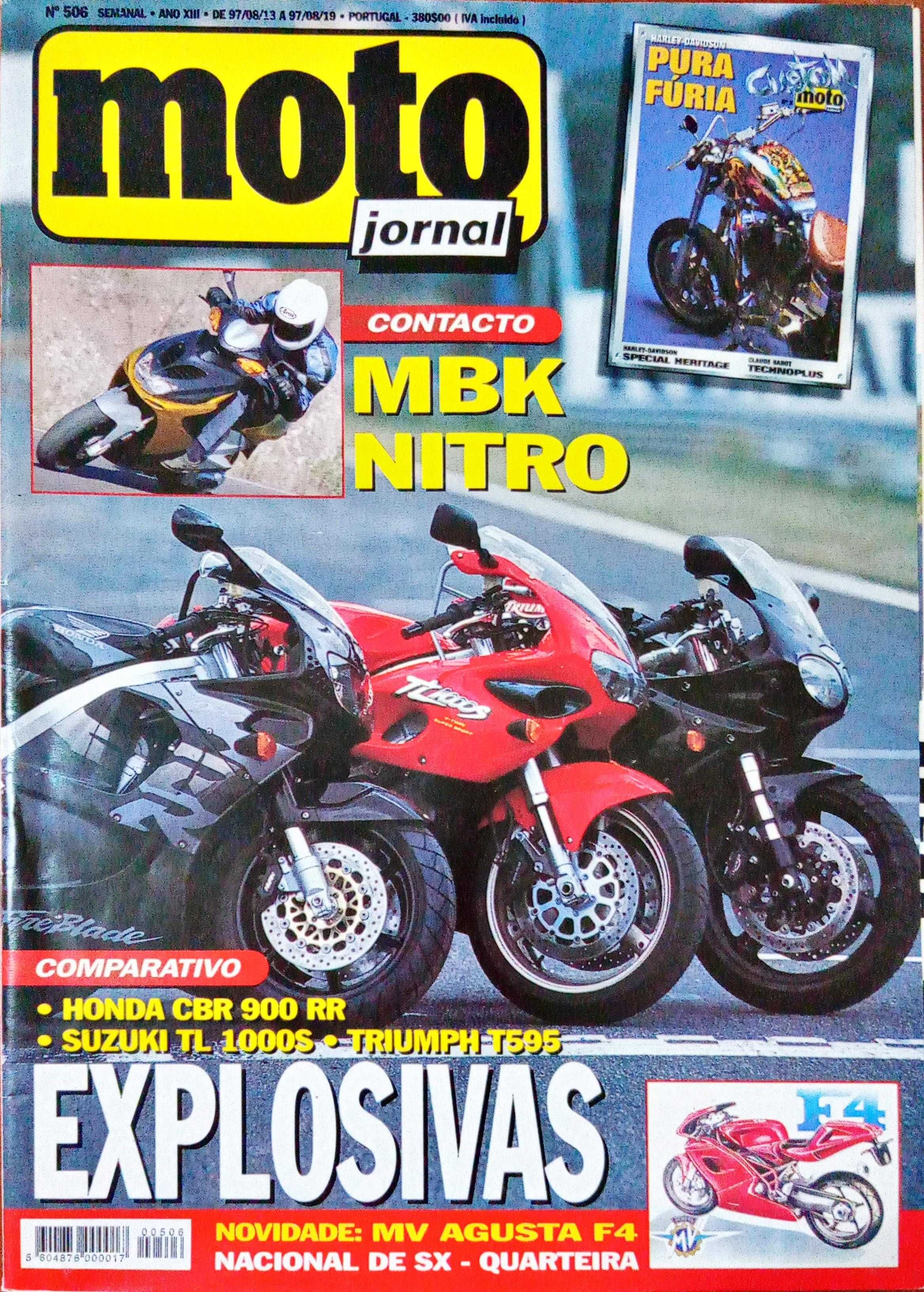 Revista Motojornal - várias edições anos 1996/1997