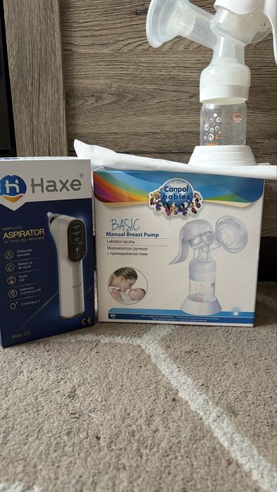 Laktator ręczny+aspirator elektryczny
