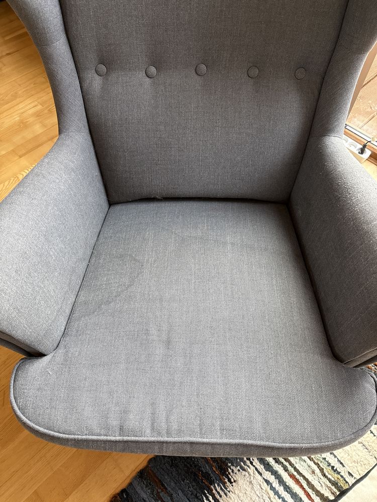 Fotel szary z Ikea