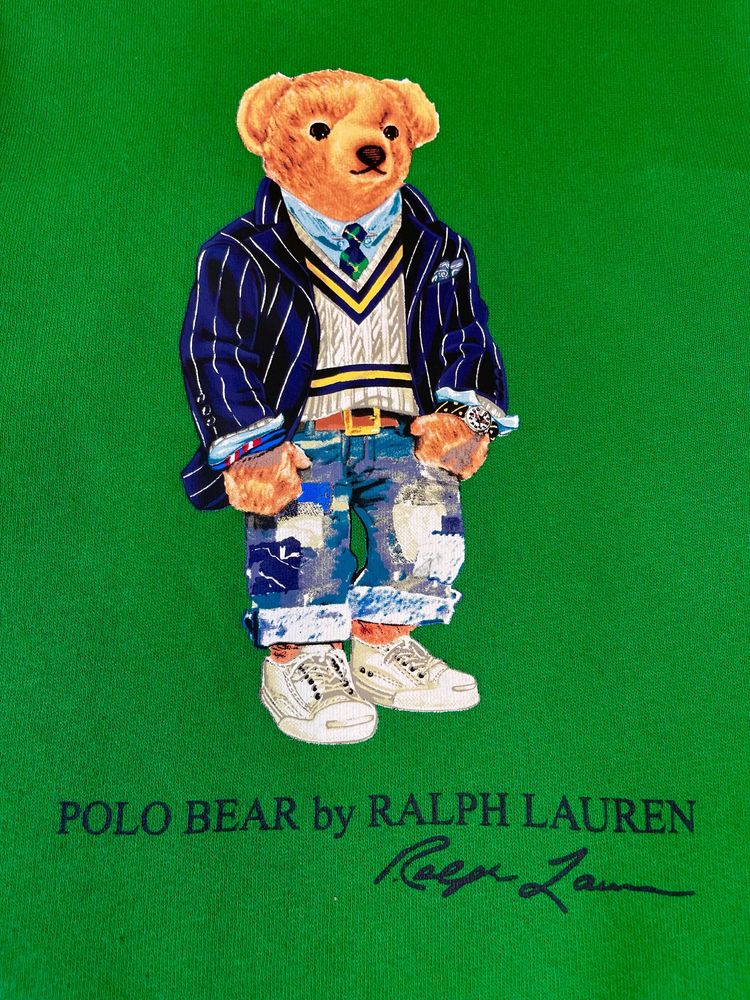 НОВАЯ Теплая толстовка Polo Ralph Lauren 10-13л с мишкой оригинал