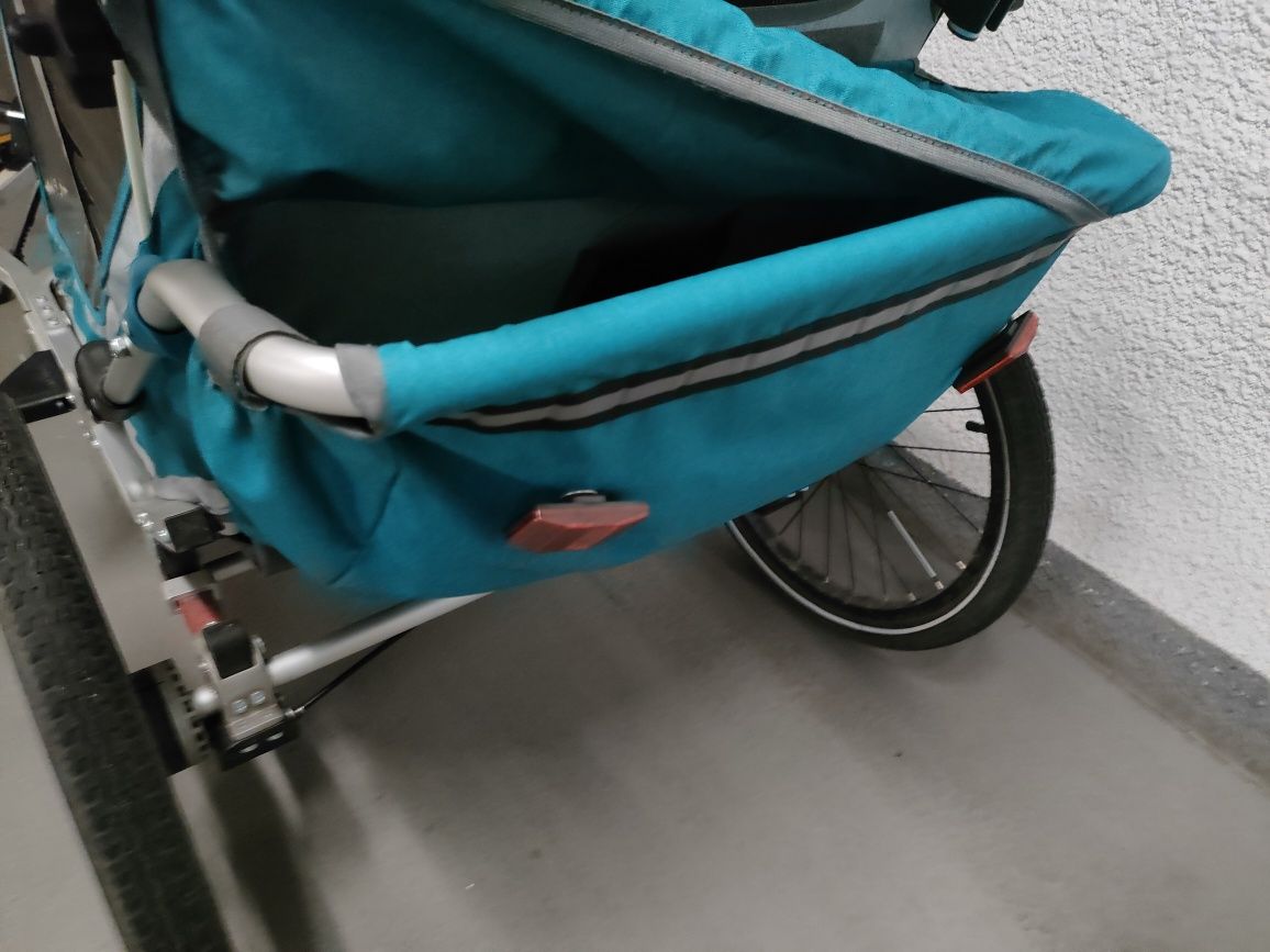 Przyczepka rowerowa Qeridoo Speedkid 1 dla jednego dziecka