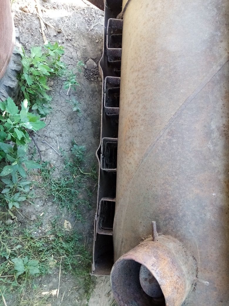 Печка буржуйка с подогревом воды