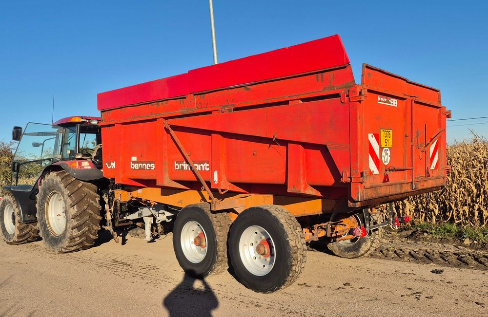 Przyczepa skorupowa wywrotka rolnicza tandem skorupa