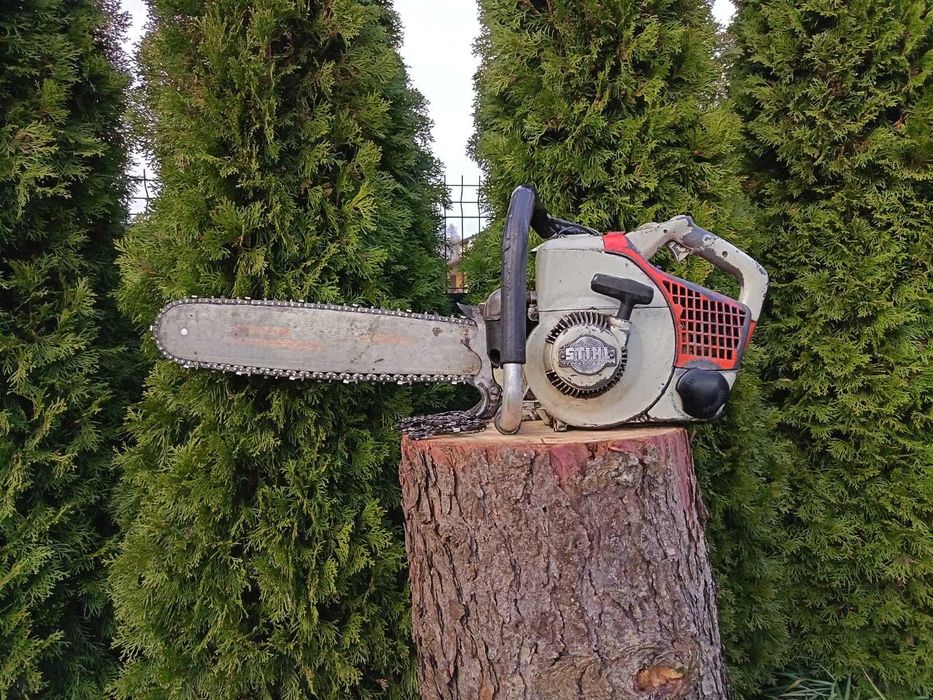 Piła łańcuchowa Stihl 07 lub Stihl 07 S z lat 60tych kolekcjonerska