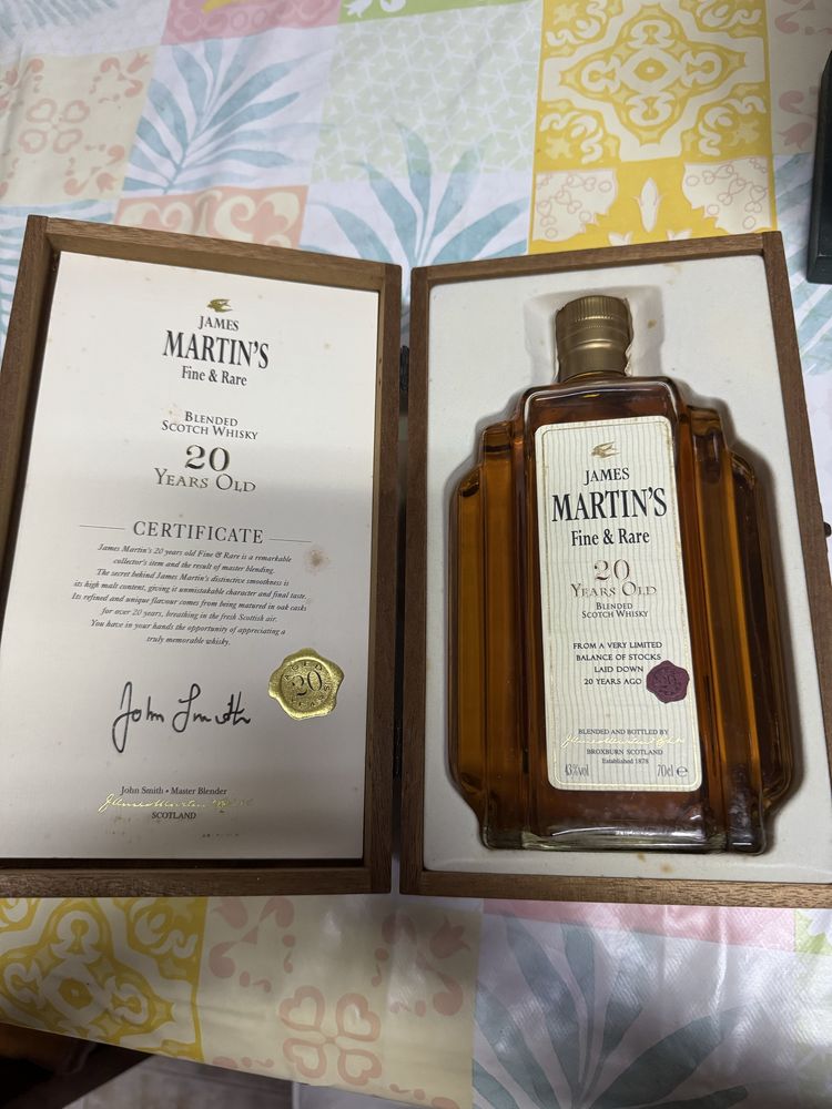 Caixa de James Martins 20 anos