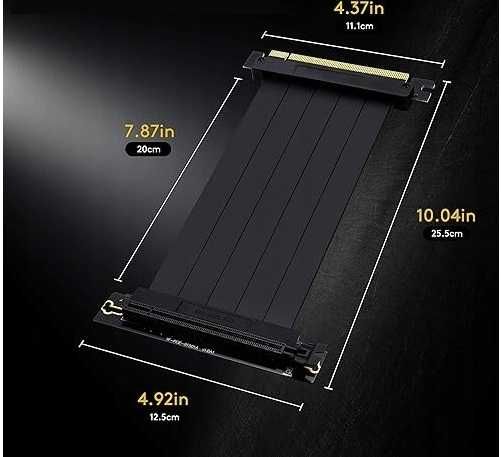 Taśma do Karty Graficznej GPU  PCI-E 3.0 RISER 90 PIONOWO