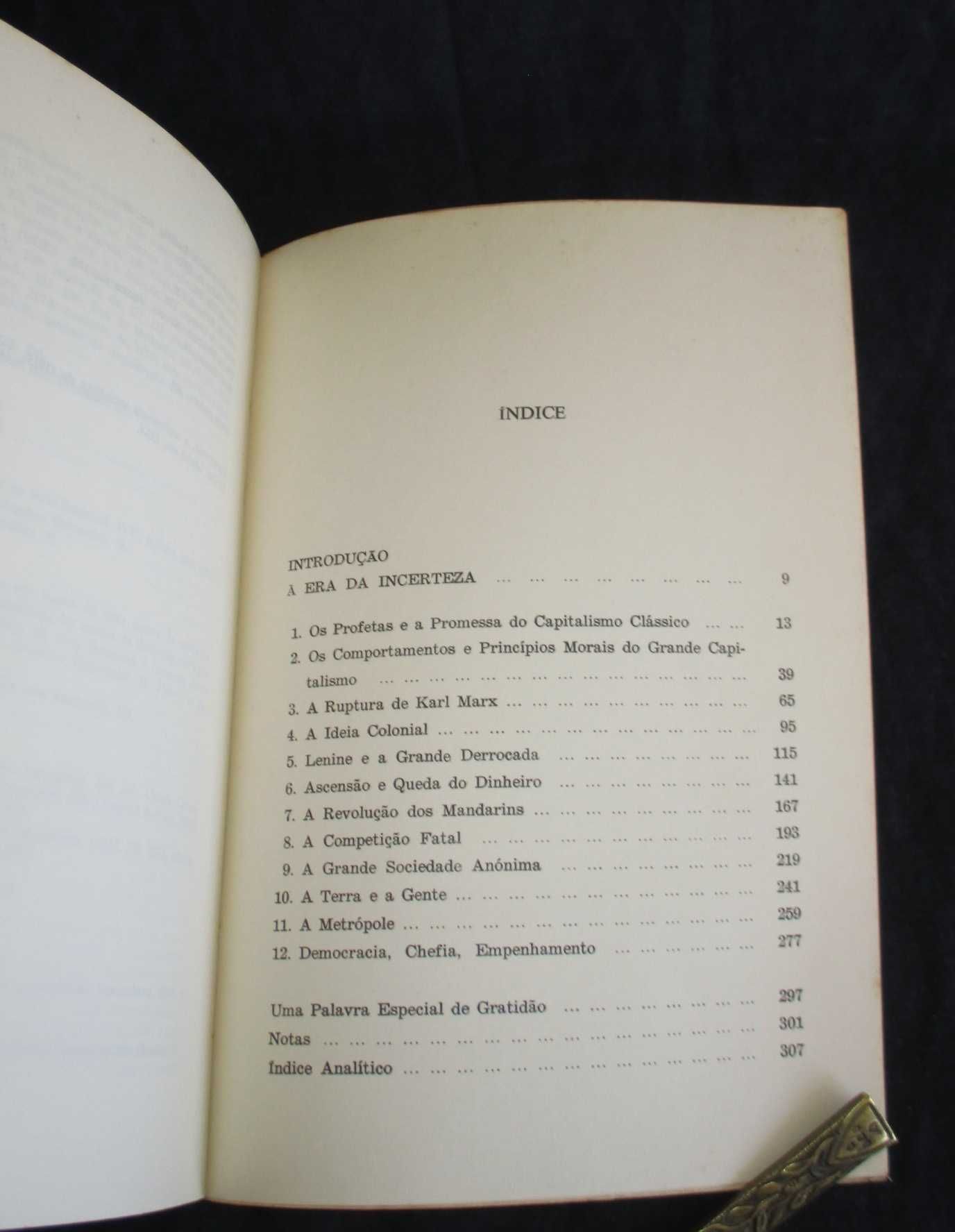 Livro A Era da Incerteza John Kenneth Galbraith