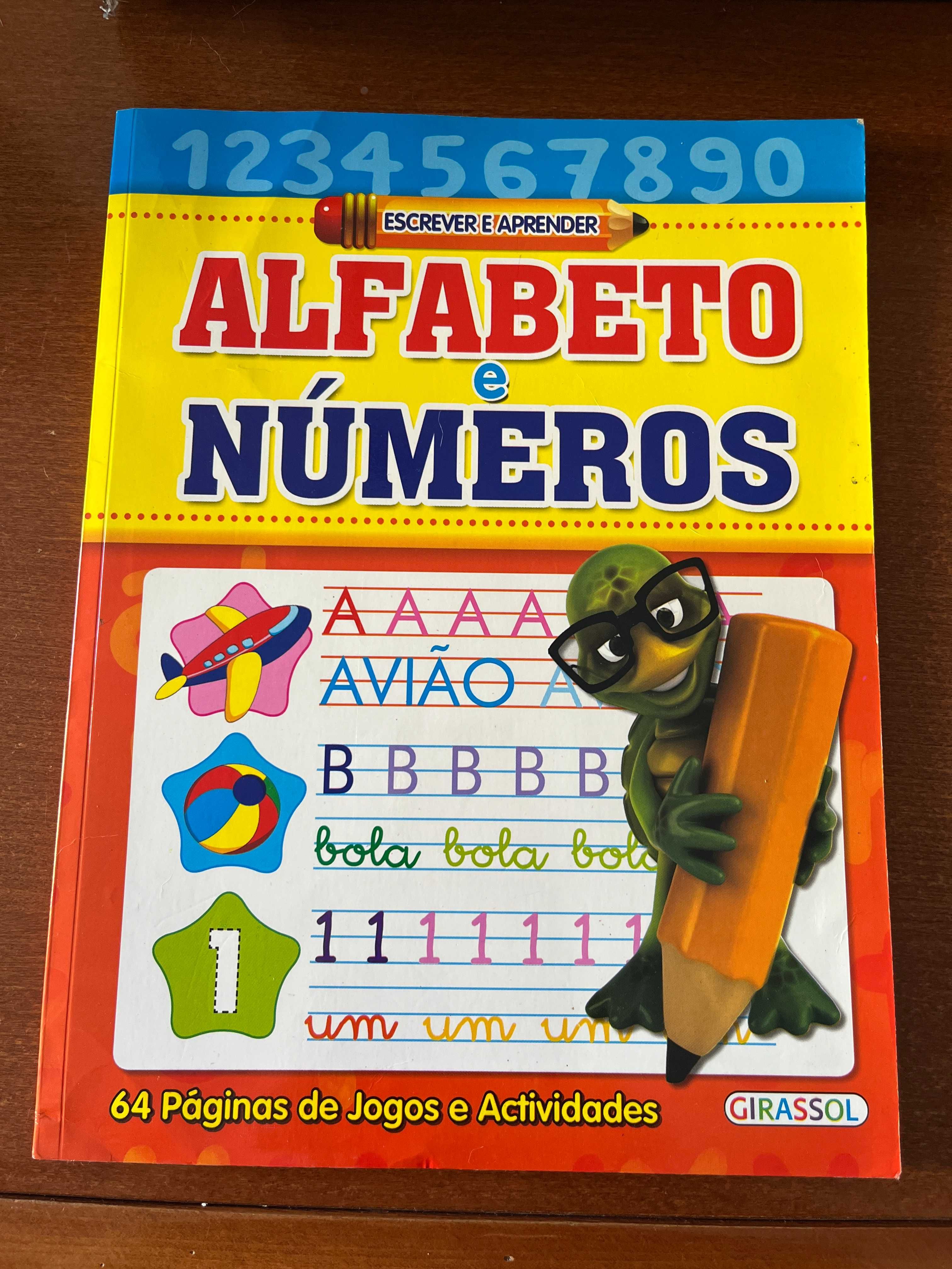 Livro Atividades Novo - Alfabeto e Números - Girassol