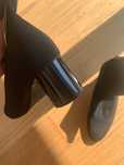 Botim elastico preto novo Zara
