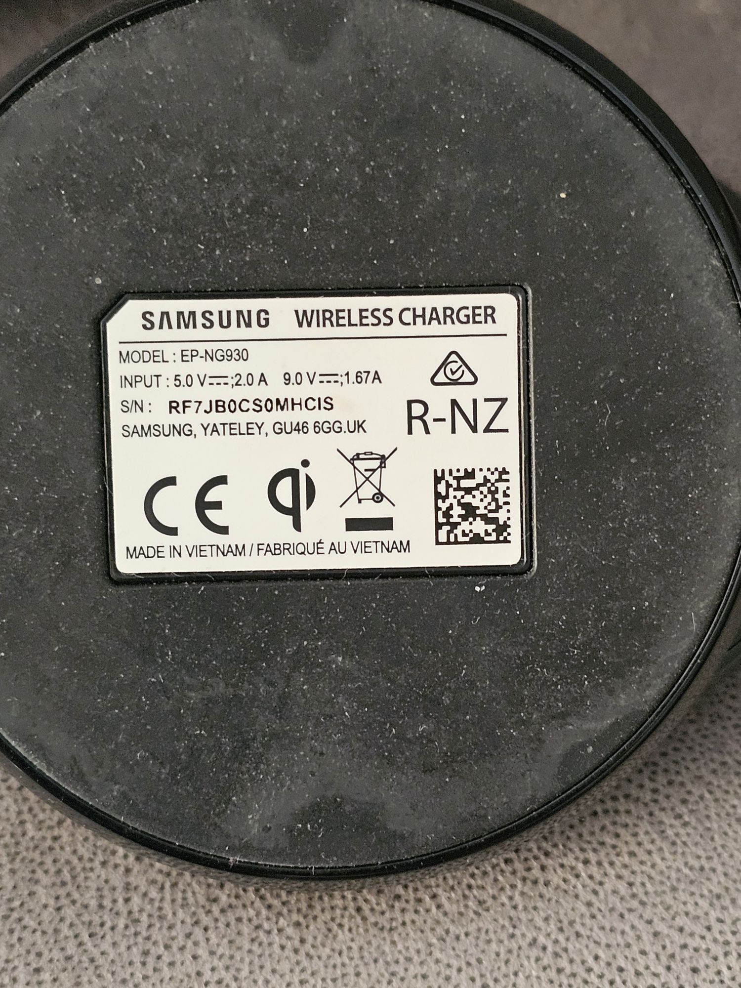 Samsung ładowarka indukcyjna EP-NG930