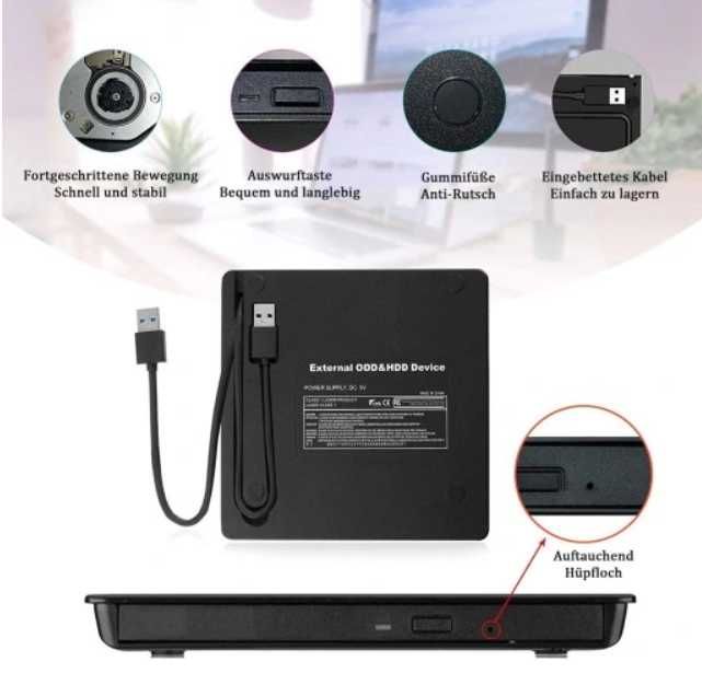 Nagrywarka Zewntrzna CD ANTIKA LT801