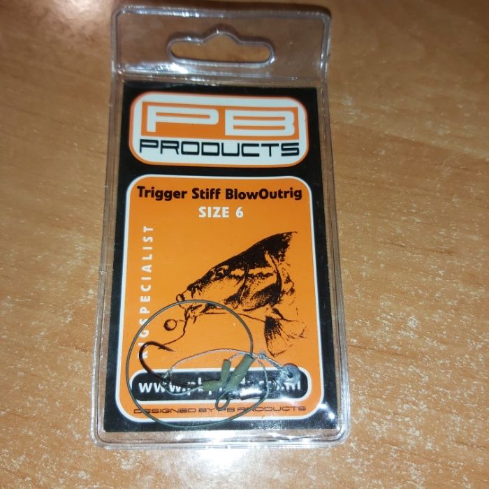 Przypon karpiowy PB products Trigger Stiff BlowOutrig size 6