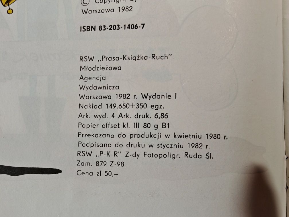 Tytus, Romek i A'Tomek, księga XV, wydanie 1