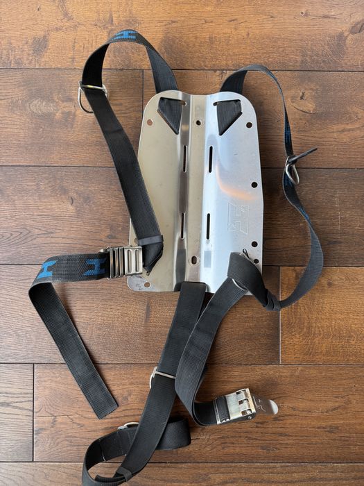 Płyta ze stali nierdzewnej z uprzężą HALCYON (nurkowanie)