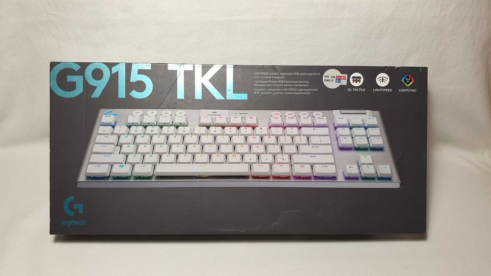 Klawiatura mechaniczna Logitech G915 TKL stan BDB.