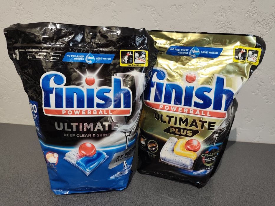 Kapsułki  do zmywarki Finish Ultra oraz Plus