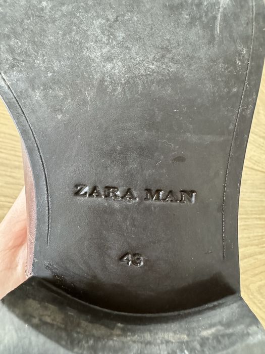 Туфлі ZARA чоловічі, мешти класичні, взуття для чоловіків, лофери