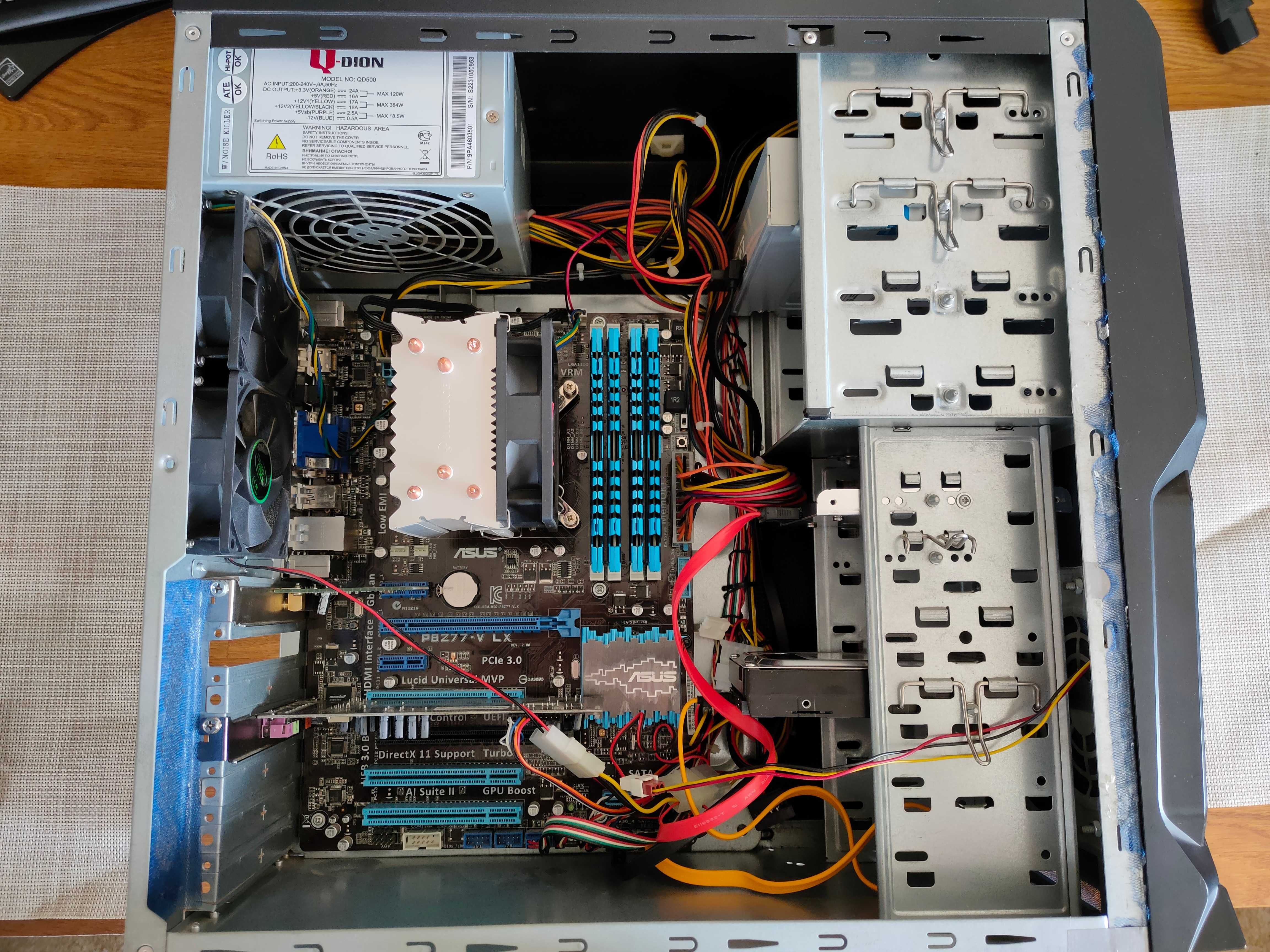 Потужний ПК Core i7 3770K / PBZ77-V LX / 32Gb RAM / SSD+HDD / WiFi