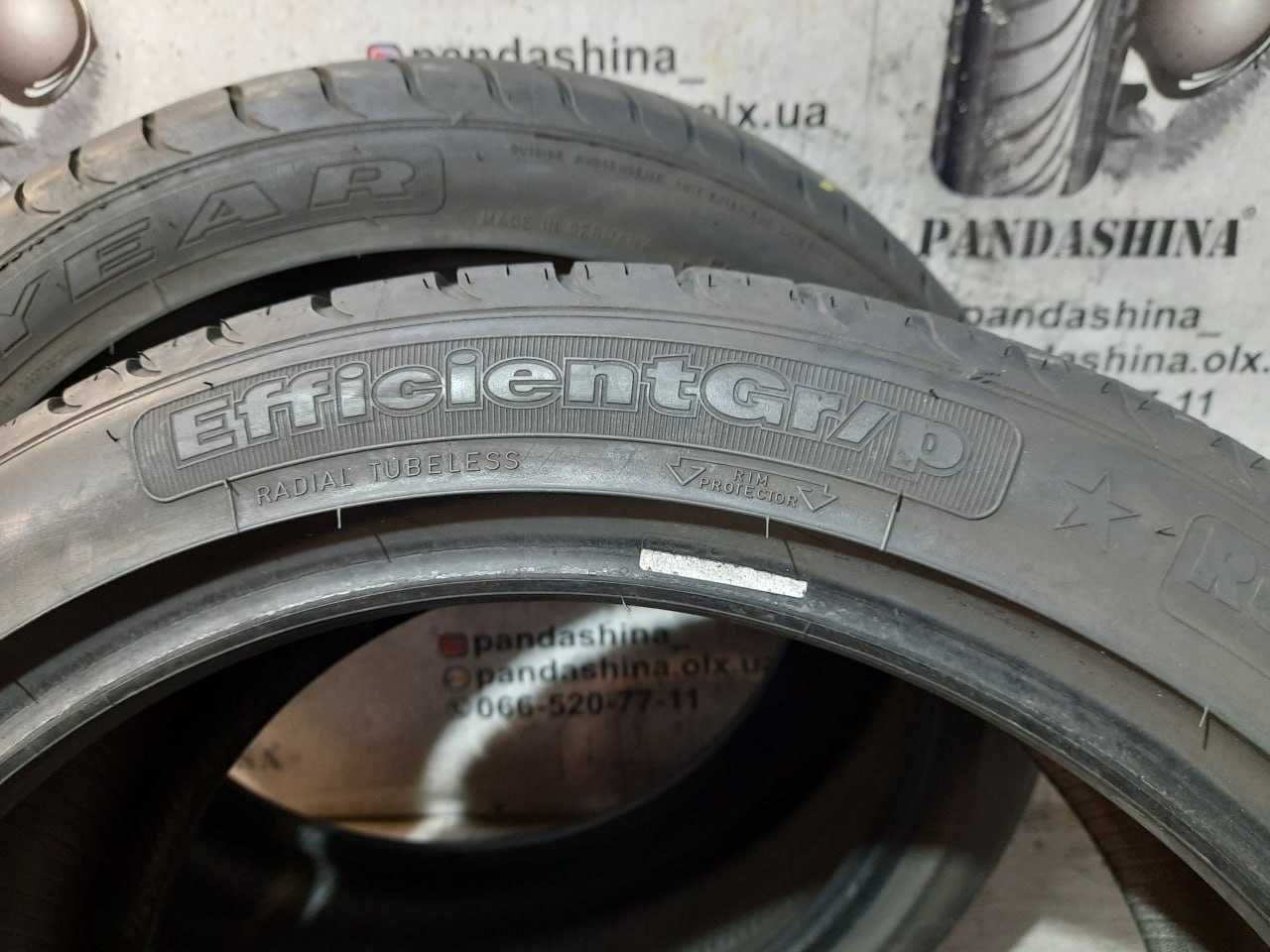 Шини 6-6,5мм 225/45 R18 GOODYEAR EfficientGrip* б/в літо склад