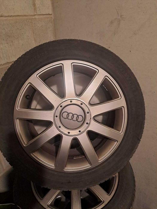Felgi aluminiowe 17 Audi Vw 4x opony zimowe 225/50/17