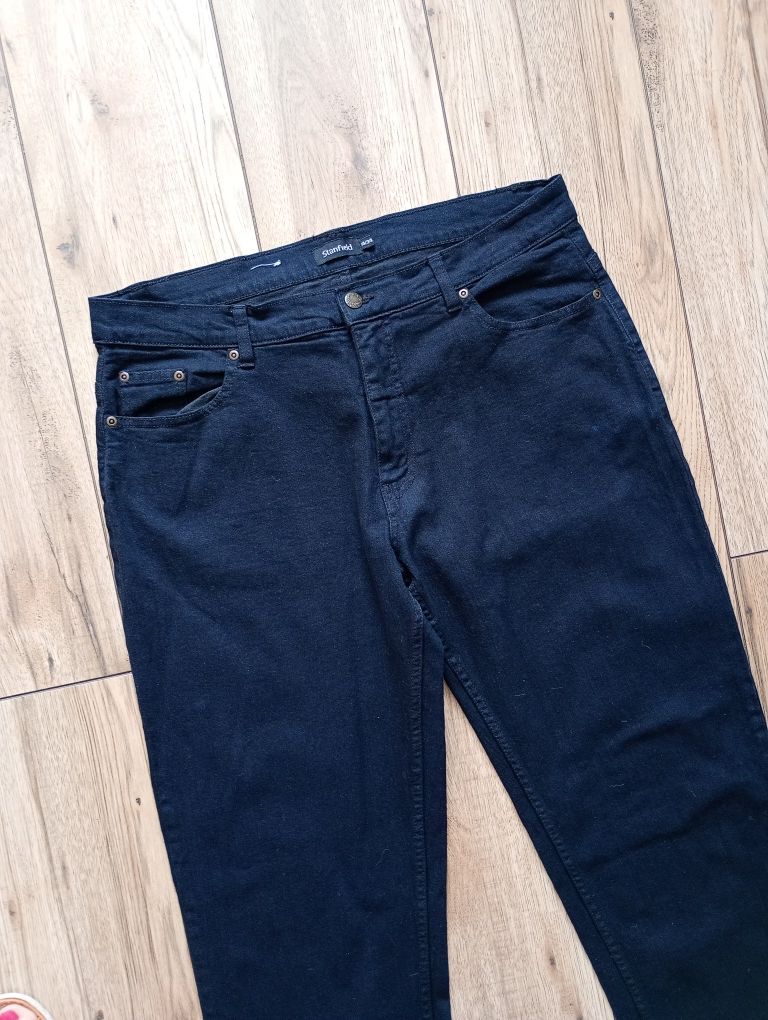 Stanfield męskie czarne jeansy pas ok 94 185