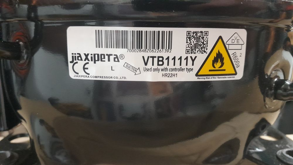 Sprężarka agregat do lodówki vtb1111y
