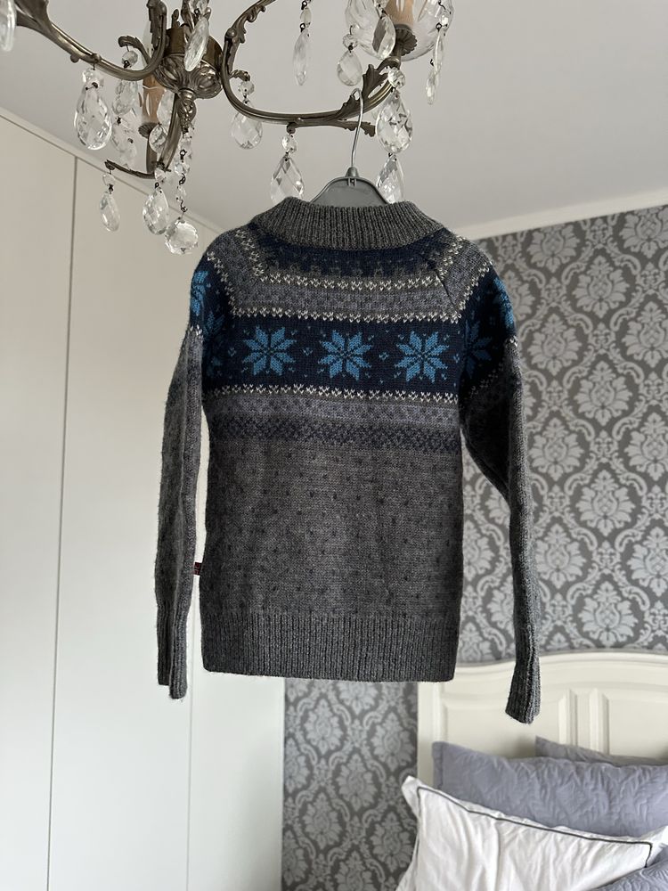 Wełniany sweter na palec kciuk wełna 86 92cm Jotunheim 98cm