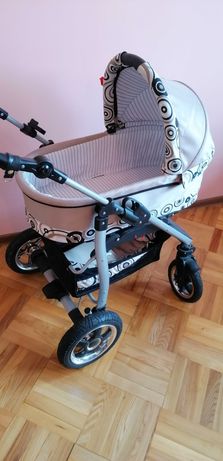 Wózek niemowlęcy 2 w 1 gondola + nosidełko