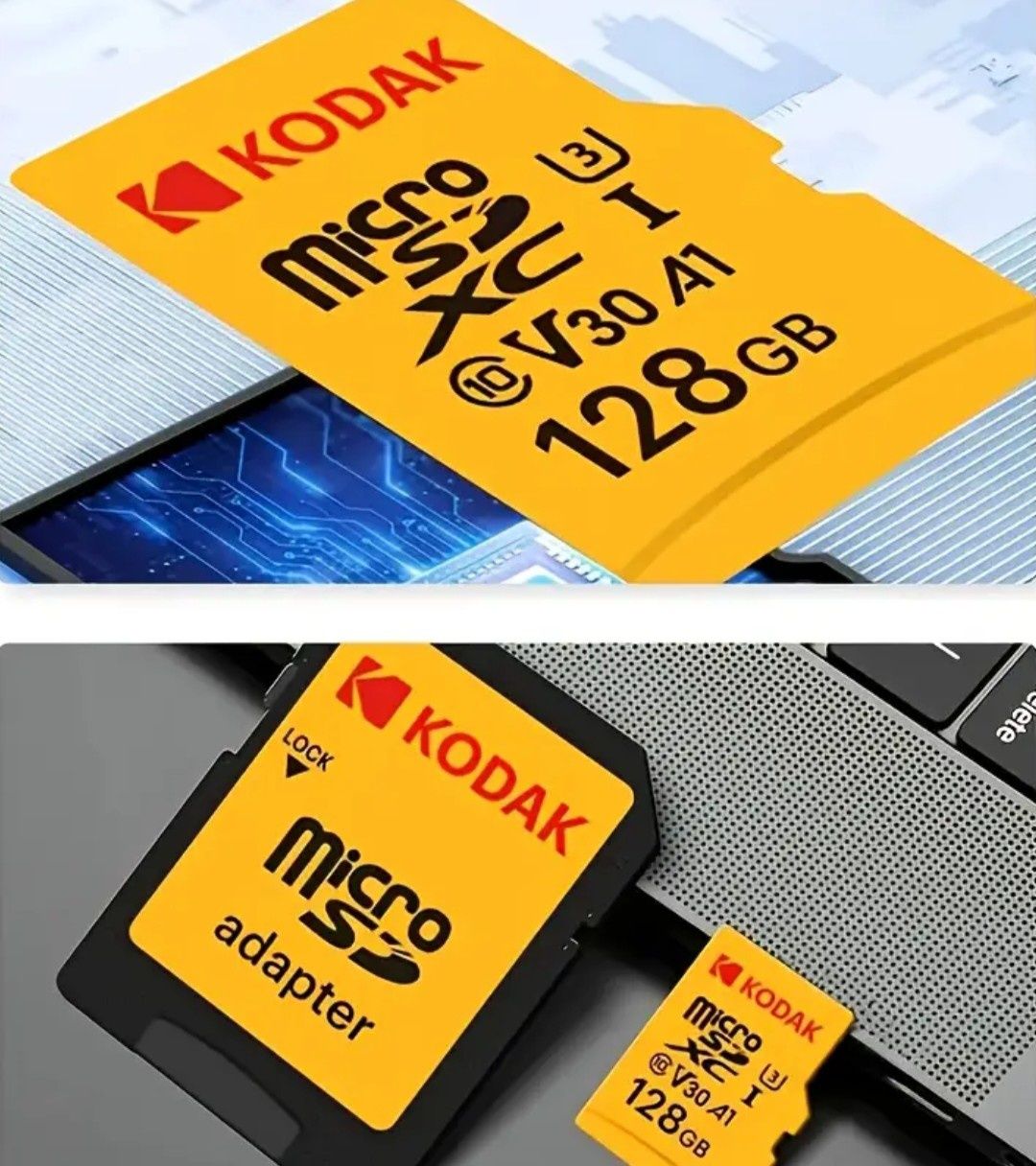 Karta pamięci Kodak MicroSD 128GB UHS-I U3 V30 4K Ultra HD  Class 10