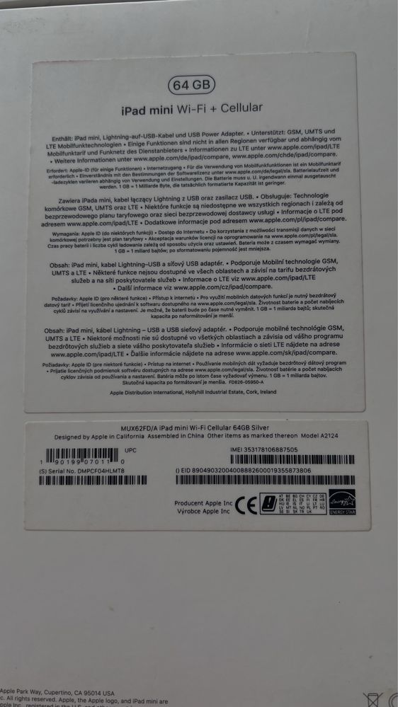 iPad mini 5 64gb gray