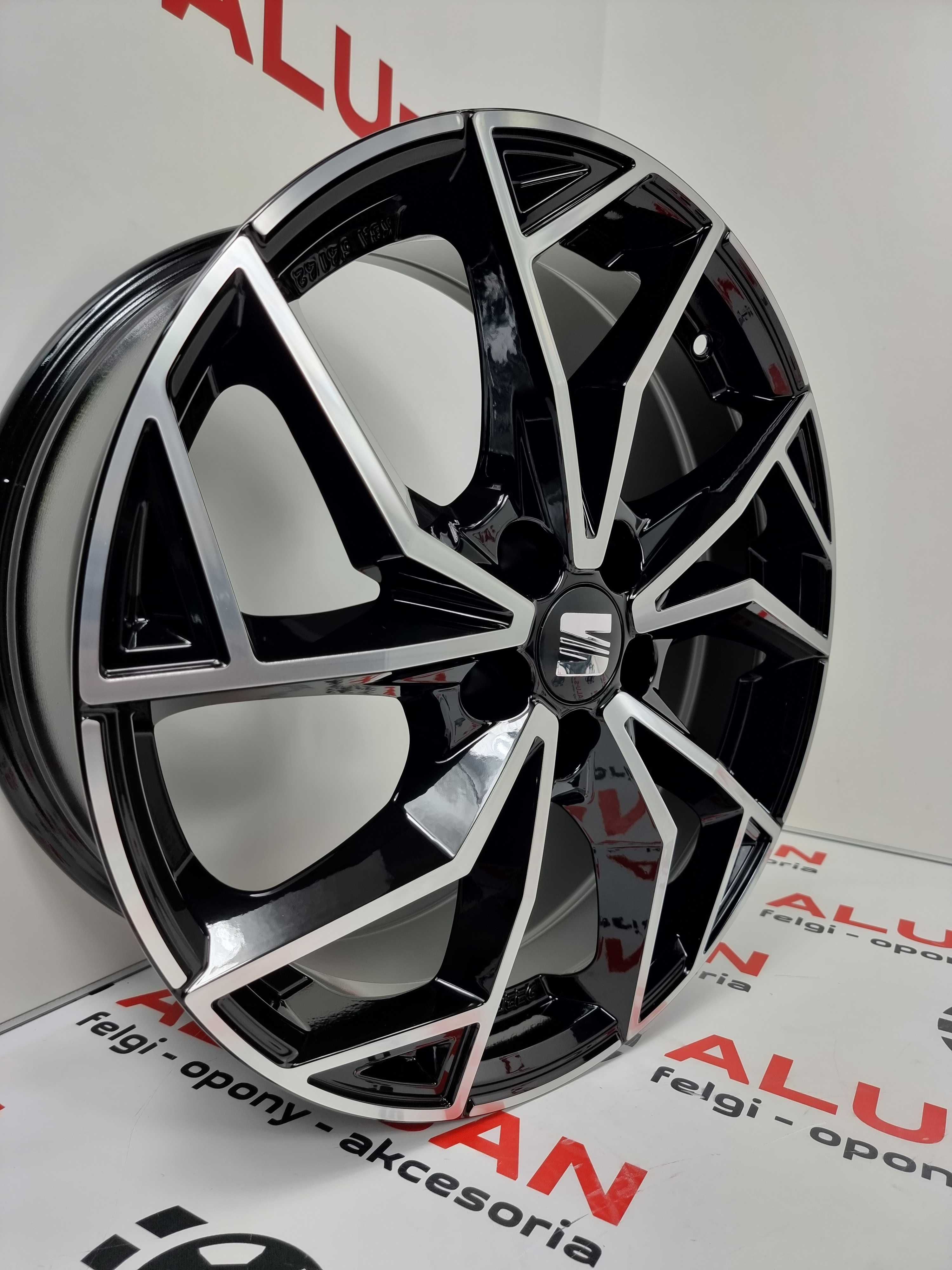 Nowe alufelgi SEAT 18" 5x112 Altea Ateca Leon Tarraco - Czarne