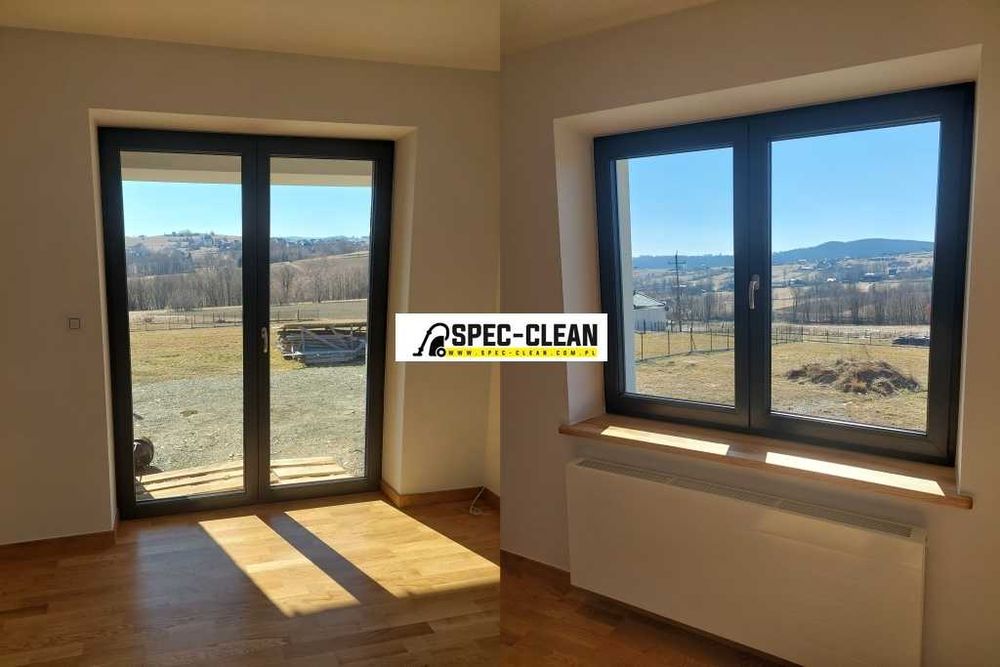 Mycie okien kostki brukowej sprzątanie po budowie remoncie mieszkań