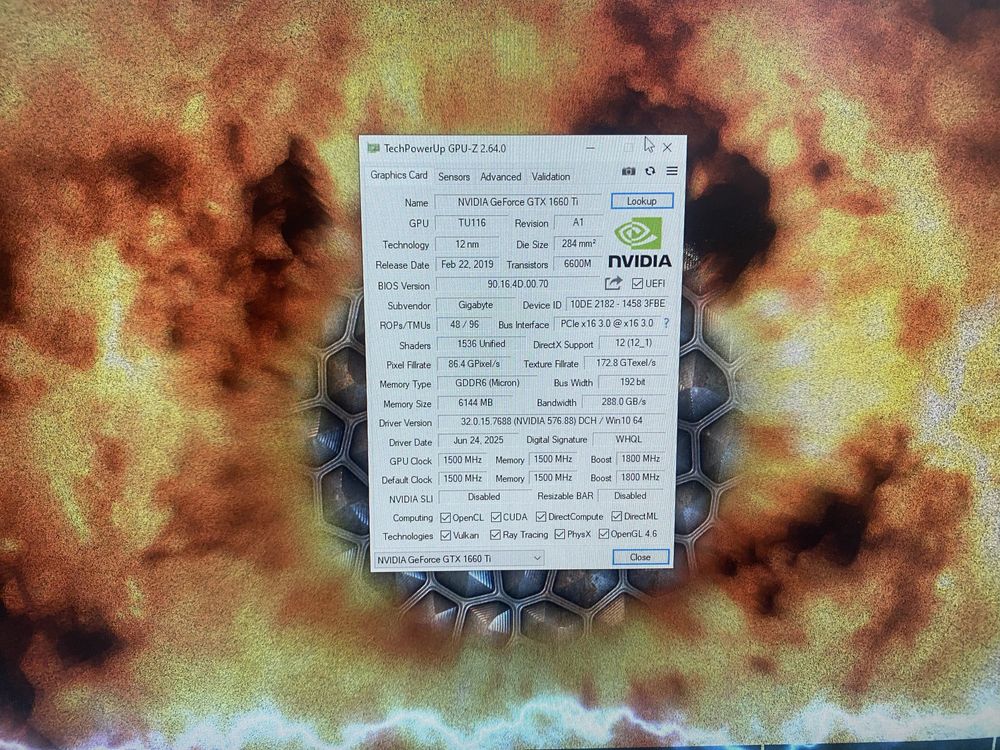 Gigabyte gtx 1660ti 6gb
