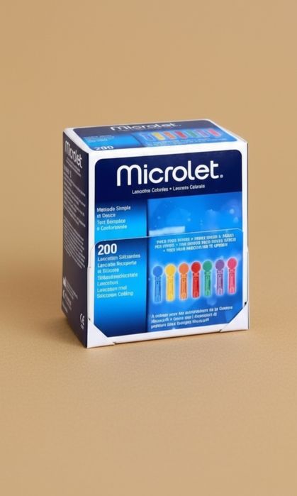 Lancet Microlet nakłuwacze, 130 sztuk.