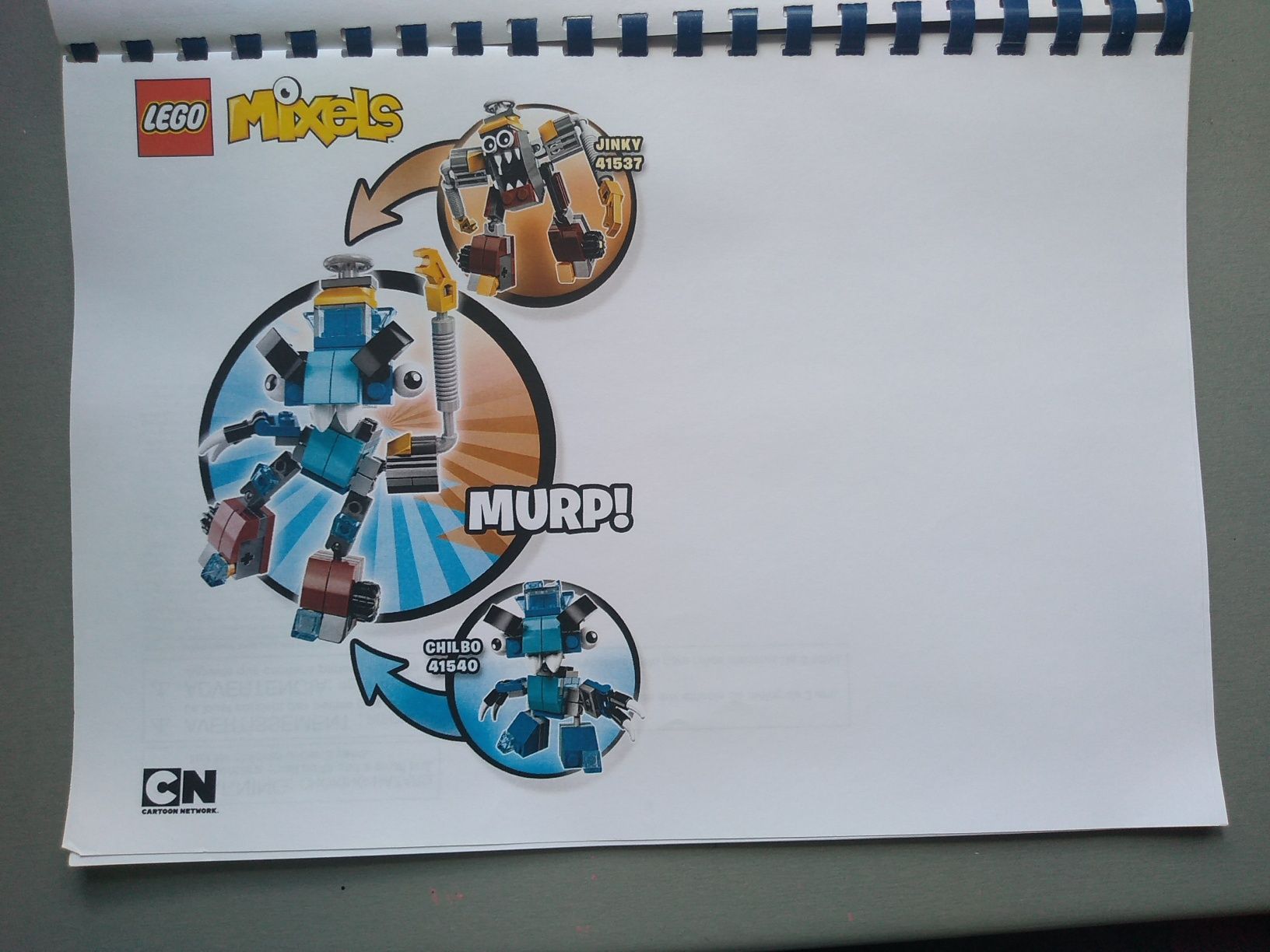 LEGO mixels seria 5 instrukcja składania