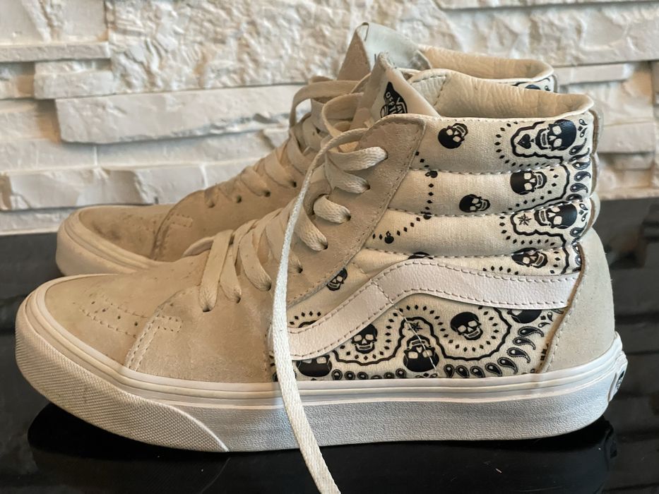 Vans 37 czaszki skóra