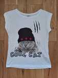 Terranova bluzka z kotem r. XS t-shirt