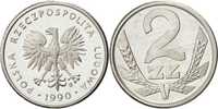 Kolekcja 4 monet polskich 87-90. Stan idealny.