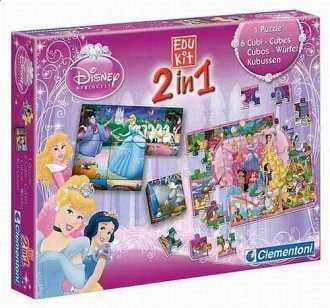 Puzzle Clementoni Disney Księżniczki 35 el+klocki