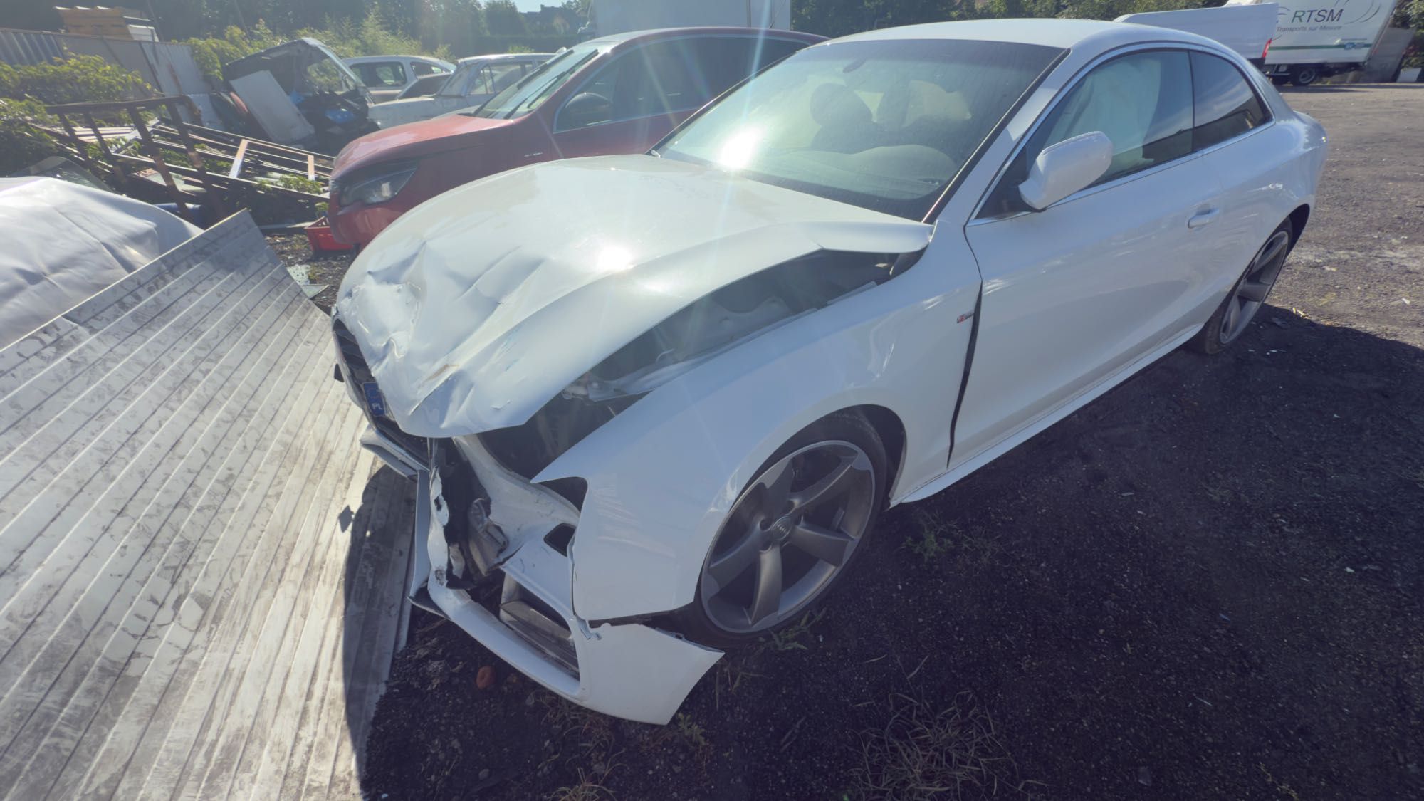 AUDI A5 2016 r. 2.0 tdi automat 2x s line felgi rotory uszkodzony