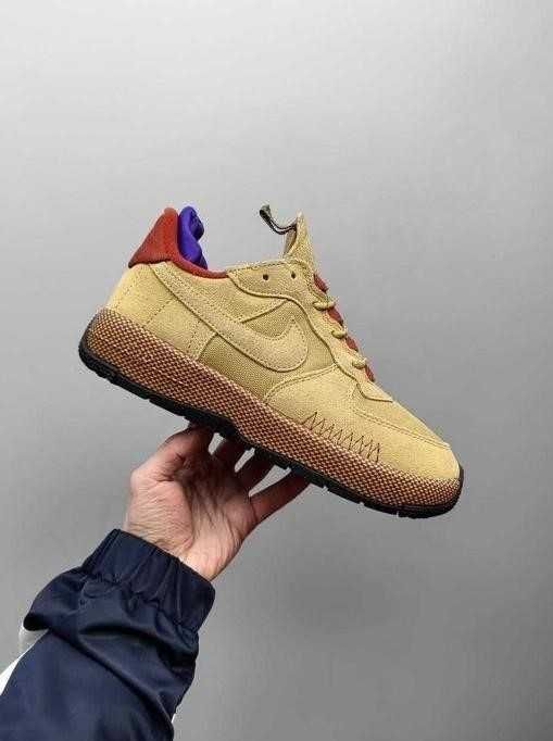 Мужские кроссовки Nike Air Force 1 Wild Wheat Gold 40-45 найк Скидка!